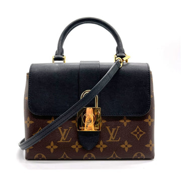 LOUIS VUITTON Handbag Crossbody Shoulder Bag Monogram Rocky BB Canvas/Leather Brown/Black Gold Women's M44141