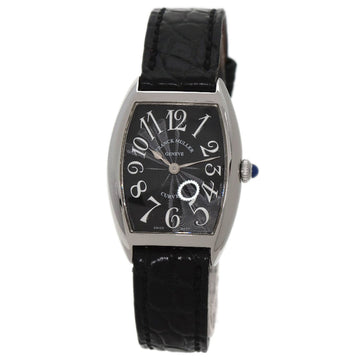 FRANCK MULLER 1752 Carvex Watch Stainless Steel/Leather Women's