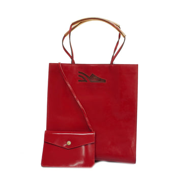 SALVATORE FERRAGAMOAuth  Tote Bag Women's Leather Tote Bag Red