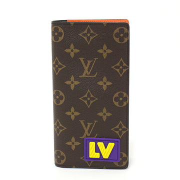 Louis Vuitton Sarah Wallet Monogram Patches Brown Multicolor in