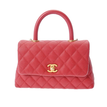 CHANEL Matelasse XS Red Tone - Women's Caviar Skin Handbag