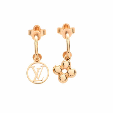 LOUIS VUITTON earring M61088 Hoop Earring Essential V Gold Plated gold –