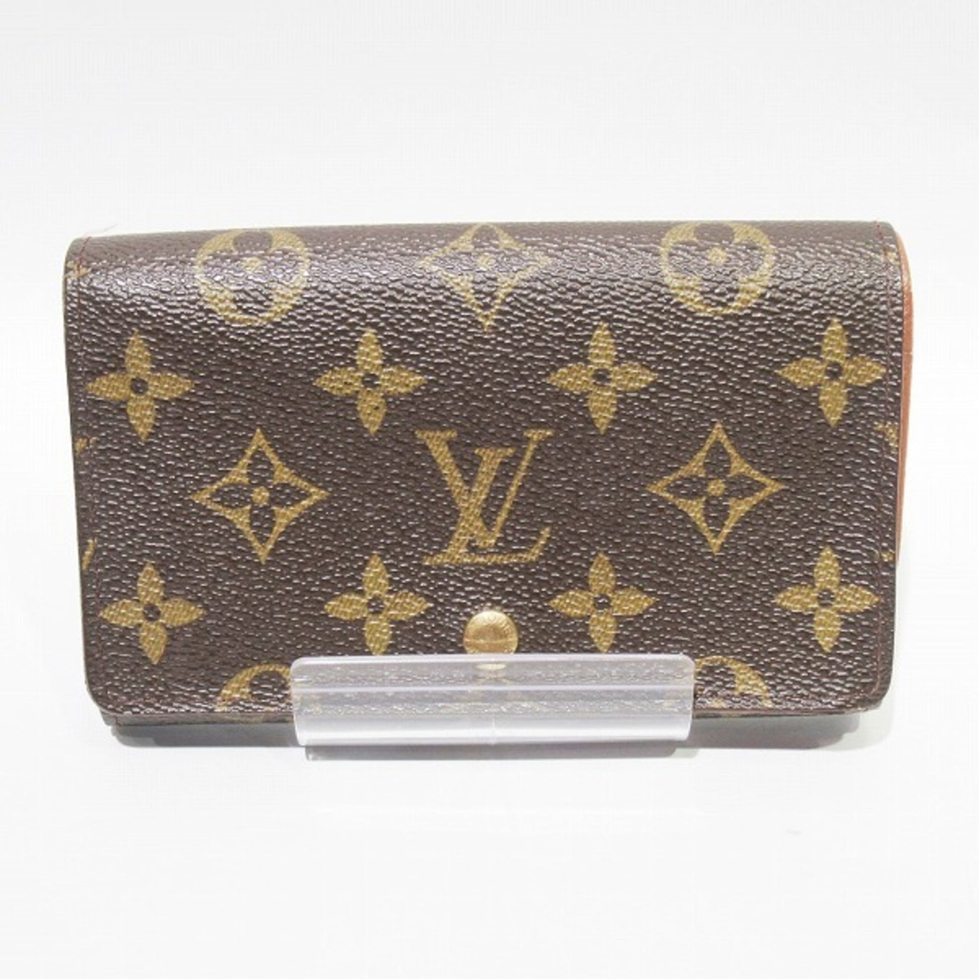 Louis Vuitton Monogram Portomone Vietresor M61730 Bifold Wallet Unisex