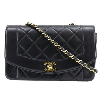 Chanel Matelasse Coco Mark Reprint Tote Bag Ladies' Lambskin Black