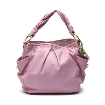 COACH Shoulder Bag Calf 13412  Purple Tote