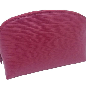 Louis Vuitton Pouch Multi Case Epi Dark Purple Red Leather Women's Men's