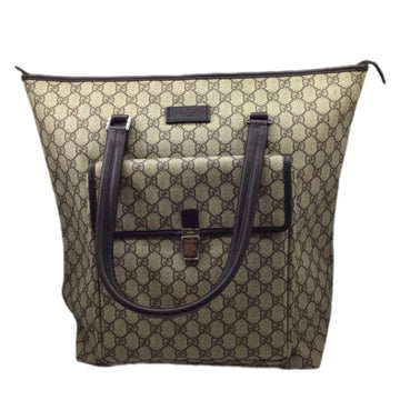 GUCCI GG Supreme Tote Bag 108832 Brown Handbag Lesson Ladies Men's Unisex