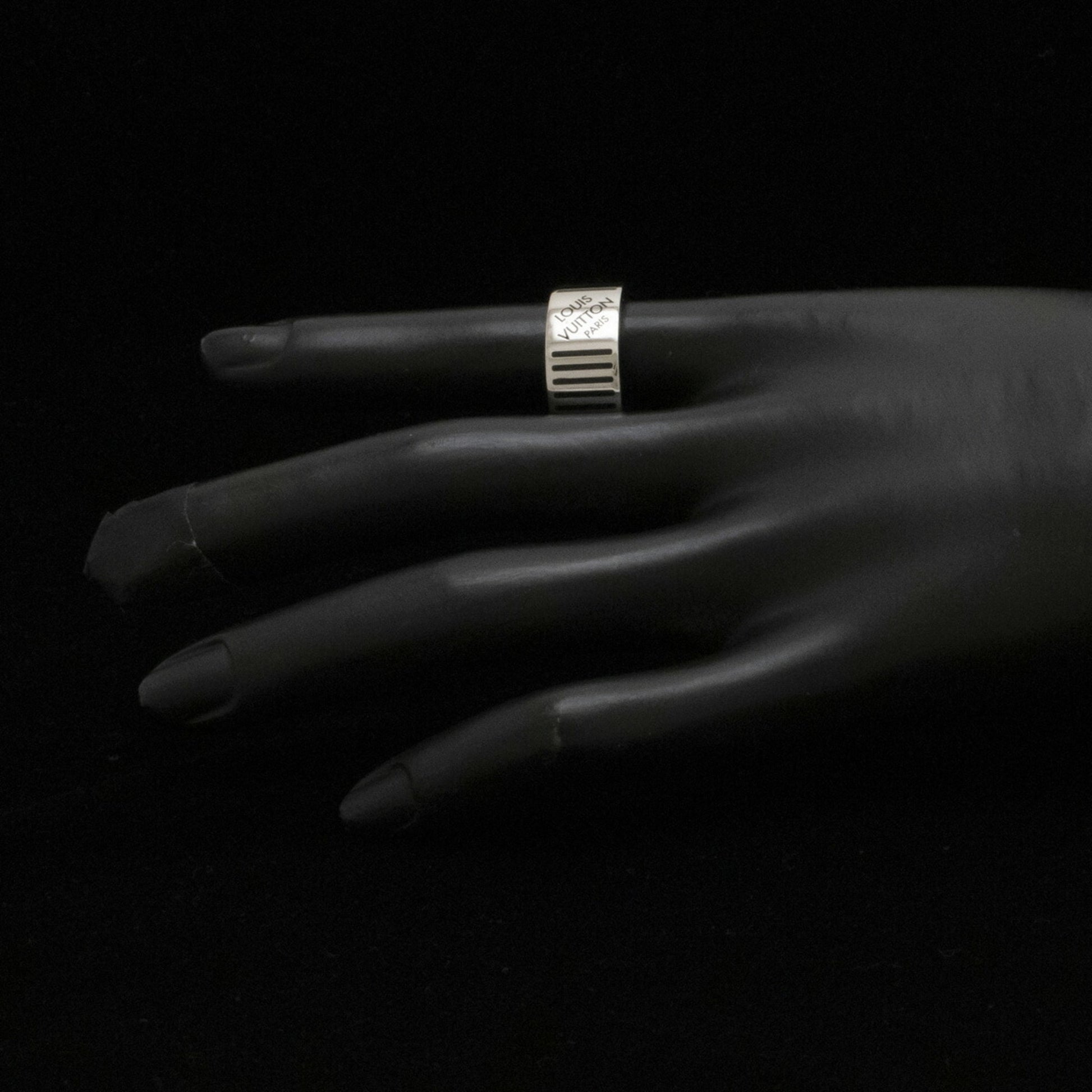 Louis Vuitton Louis Vuitton Berg Damier Colors Ring No. 19 # 20 M Size Black  M62493
