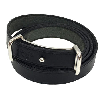 HERMES API 2 bracelet choker leather black