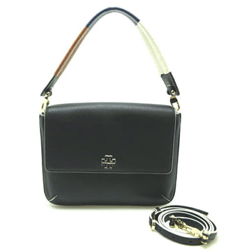 TORY BURCH Women's Shoulder Bag 10005617 Leather Black