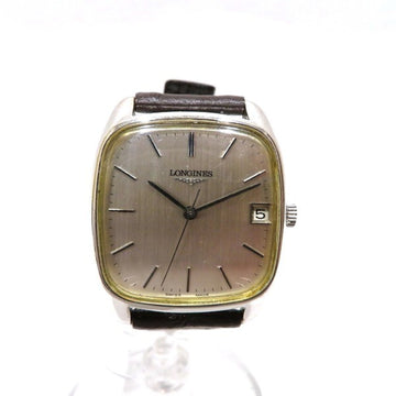 LONGINES Silver Dial Antique Manual Winding Watch Men's