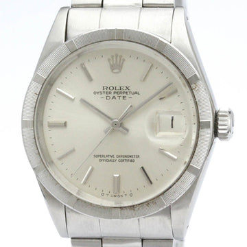 ROLEXVintage  Oyster Perpetual Date 1501 Steel Automatic Mens Watch BF562527