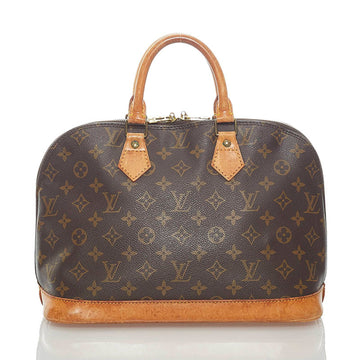Louis Vuitton Monogram Alma PM Handbag M51130 Brown PVC Leather Ladies LOUIS VUITTON