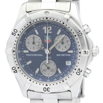 TAG HEUERPolished  2000 Professional Chronograph Mens Watch CK1112 BF563427