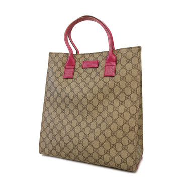 Gucci Tote Bag 91249 Women's GG Supreme Tote Bag Beige,Pink