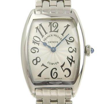 Franck Muller Tonneau Curvex Women's Quartz Wristwatch Silver Dial 1752QZ