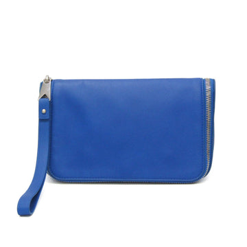 BOTTEGA VENETA Organizer VA9V3 666770 Women's Leather Clutch Bag,Pouch Blue
