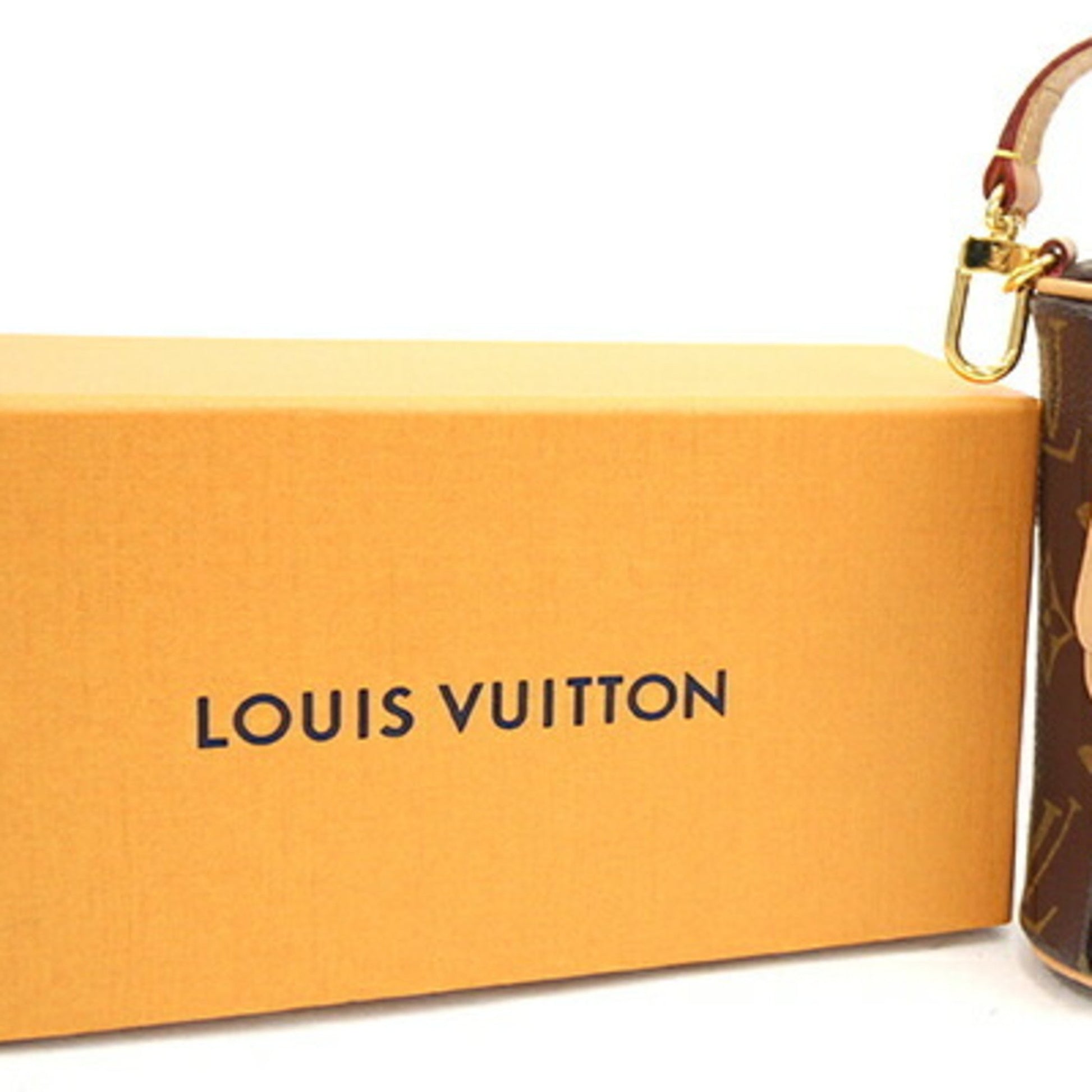 Louis Vuitton Mini Pouch Monogram Micro Papillon M00354 Used Mini