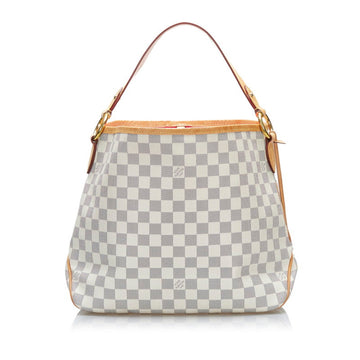 Louis Vuitton Damier Azur Delightful PM Shoulder Bag N41447 White PVC Leather Women's LOUIS VUITTON