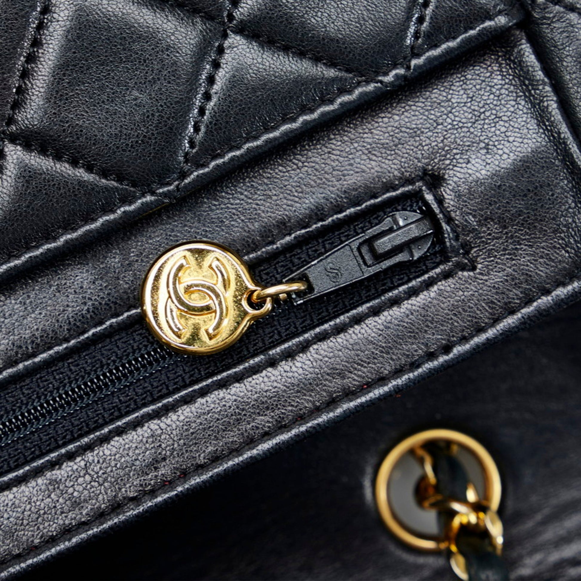 Chanel Bag Matelasse 23 Single Chain Shoulder Black Full Flap Push Lock Coco  Mark Ladies Lambskin Auction