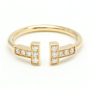 TIFFANY T Wire Ring Pink Gold [18K] Diamond Band Ring