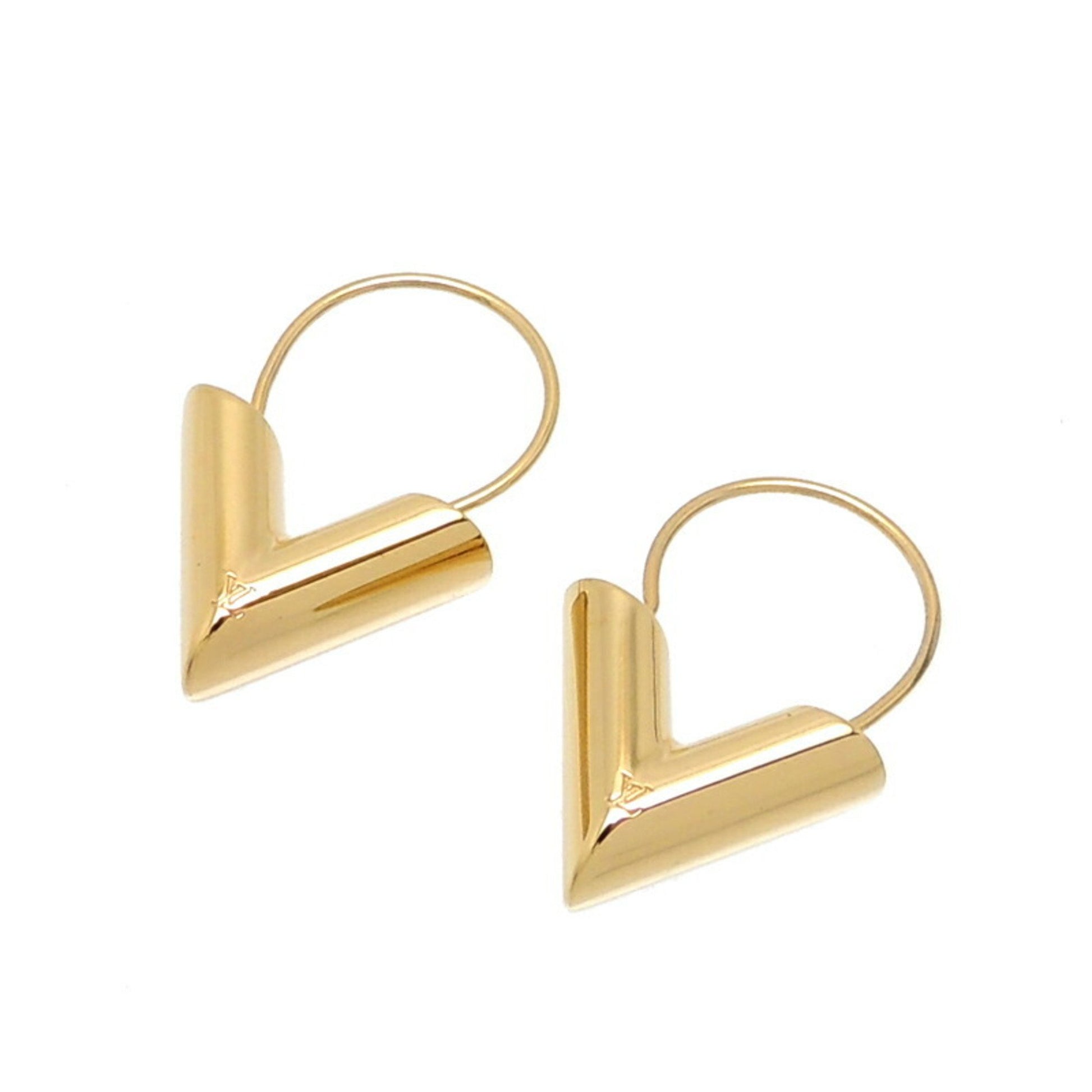Louis Vuitton Hoop Earrings Essential V Women's M61088 GP