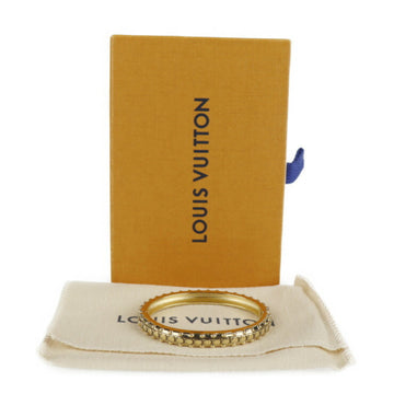 LOUIS VUITTON Brasserie Must-Have Bracelet M64515 Notation Size S Metal Gold Bangle