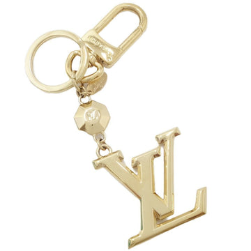 LOUIS VUITTON Keyring LV Facet M65216 Keychain Gold 083932