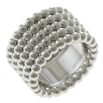 VAN CLEEF & ARPELS Perle Ring Size 10.5 K18 White Gold Women's