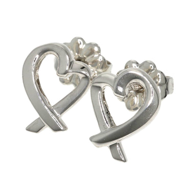 TIFFANY Loving Heart Earrings Silver Women's &Co.
