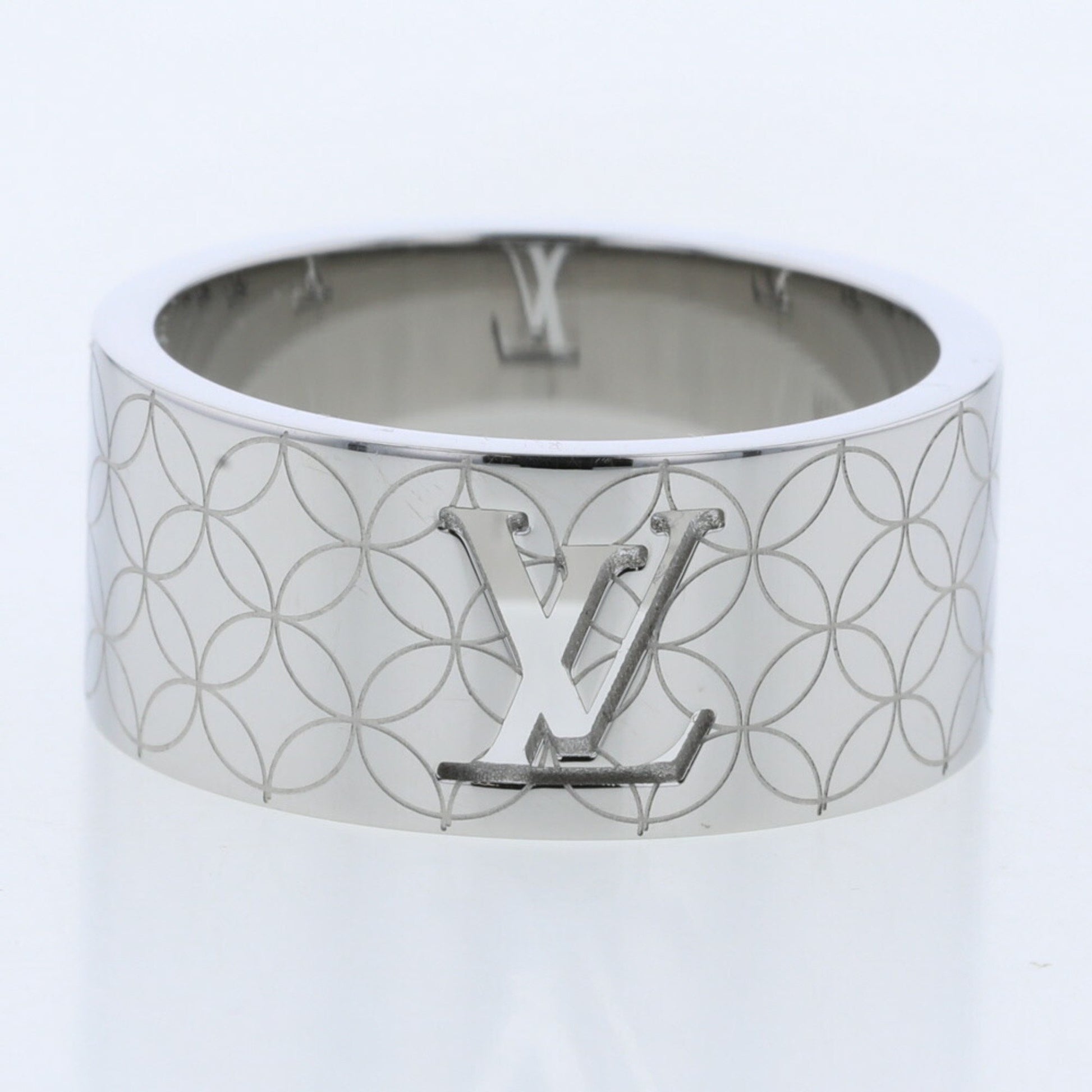 LOUIS VUITTON Ring Berg Champs Elysees M65456 Silver Plated Upper No.