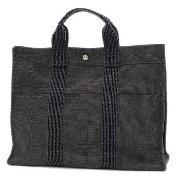 Hermes Her Line MM Tote Bag Canvas Gray