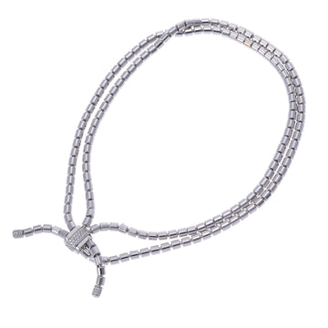 PIAGET Diamond Choker Women's K18 White Gold Necklace