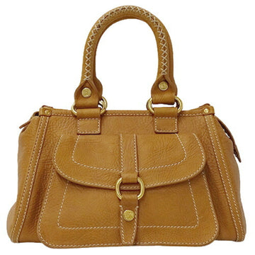 CELINE Bag Ladies Handbag Leather Camel Light Brown