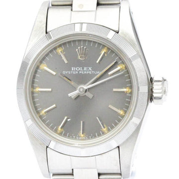 ROLEXPolished  Oyster Perpetual 67230 Steel Automatic Ladies Watch BF553658