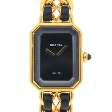 CHANEL Premiere M Watch GP H0001 Quartz Ladies  Bracelet Overhauled