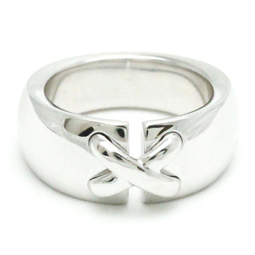 CHAUMET Lian Diamond Ring White Gold [18K] Fashion No Stone Band Ring Silver
