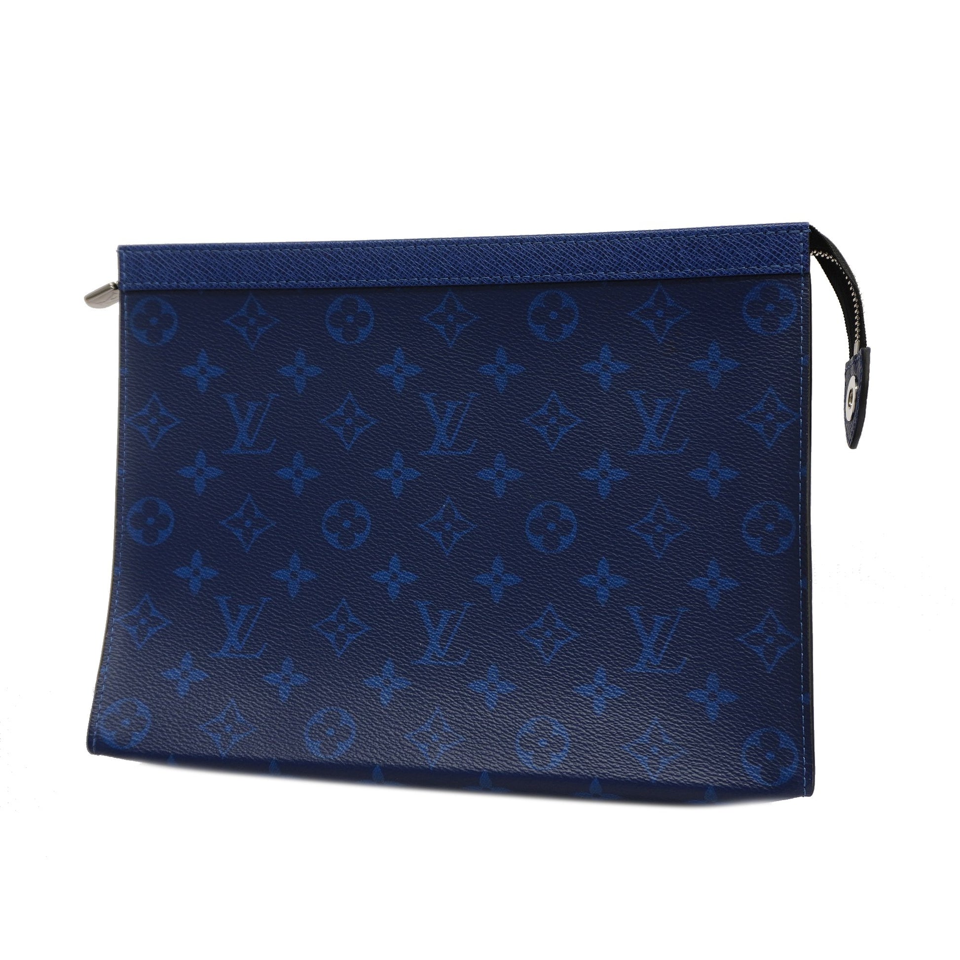 Clutch Bags Louis Vuitton LV Pochette Voyage Cobalt