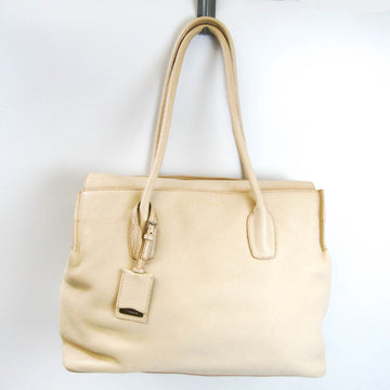 JIL SANDER Women's Leather Handbag,Tote Bag Light Beige