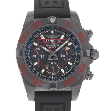 Breitling Chronomat Black Carbon Day Limited MB0141 Men's SS/Rubber Watch Automatic Winding Dial