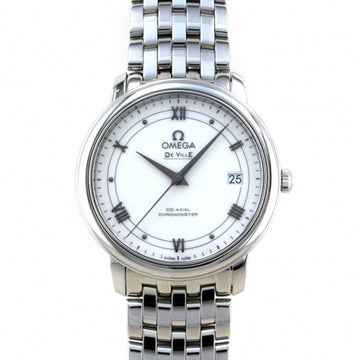 OMEGA De Ville Co-Axial Chronometer 424.10.37.20.04.001 Silver Dial Watch Women's