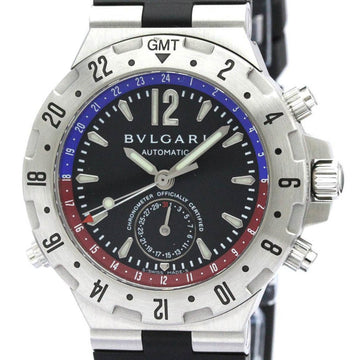 BVLGARIPolished  Diagono Professional GMT Automatic Mens Watch GMT40S BF557930