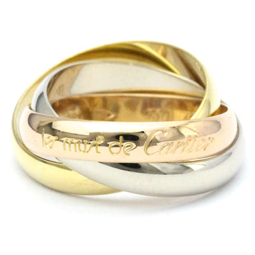 Louis Vuitton Ring LV Instinct M00514 Gunmetal Gold Metal Size L Men's