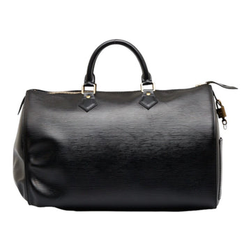 LOUIS VUITTON Epi Speedy 35 Handbag Boston Bag M42992 Noir Black Leather Ladies