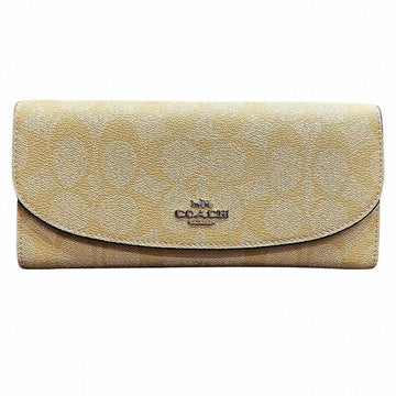 COACH Signature F52601 Slim Envelope Wallet Long Women's