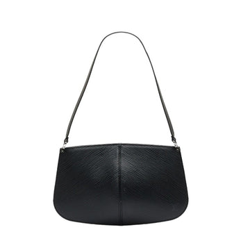 LOUIS VUITTON Epi Pochette Demilune Handbag M52622 Noir Black Leather Women's