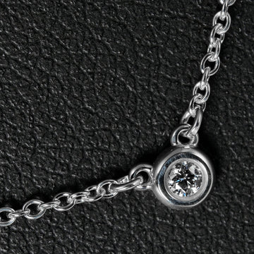 TIFFANY&Co. Visthe Yard Necklace Silver 925 Diamond
