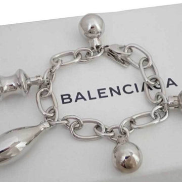 BALENCIAGA bracelet charm metal silver unisex e54491a