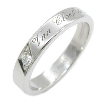 VAN CLEEF & ARPELS Toujours Senior Tulle Etoile Ring Ring Clear Pt950Platinum Clear