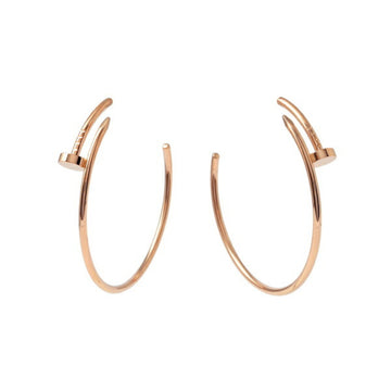 CARTIER Just Ankle K18PG pink gold earrings